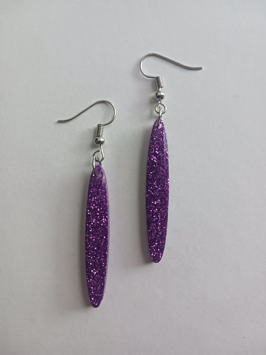 Handmade Long bar dangle earrings