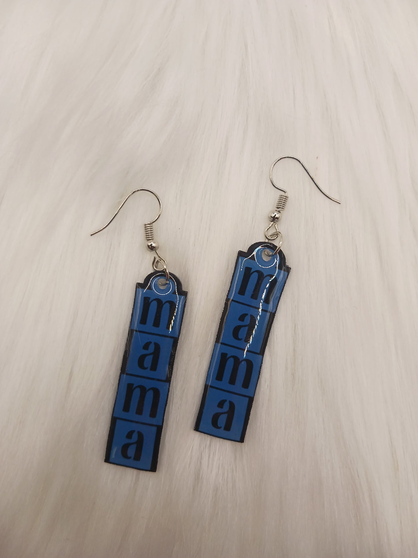 Mama dangle earrings