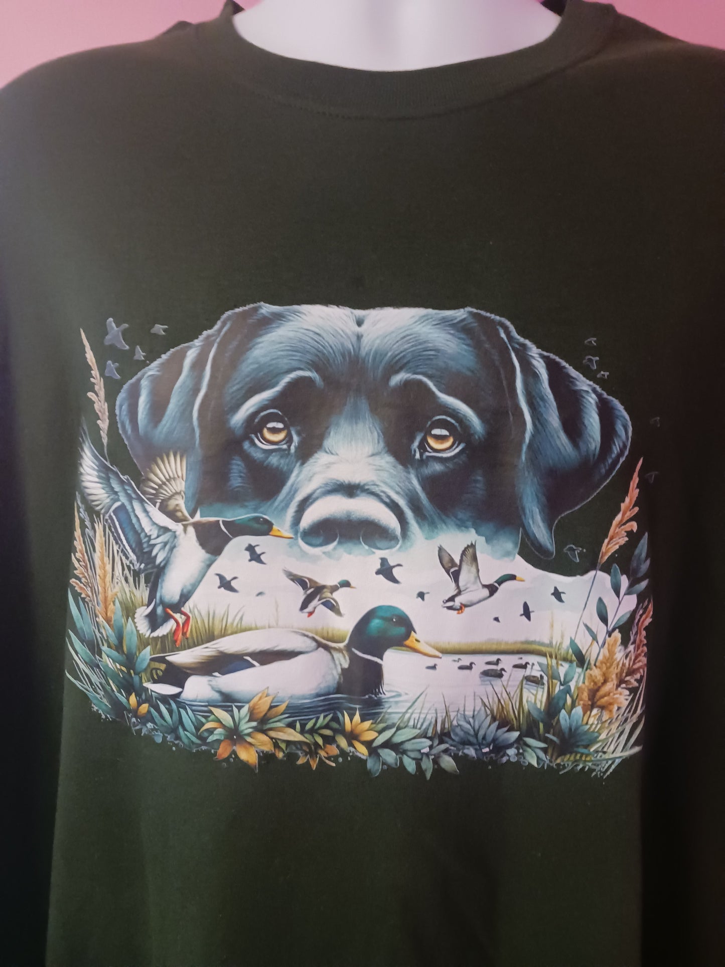 Duck hunter dog T-shirt