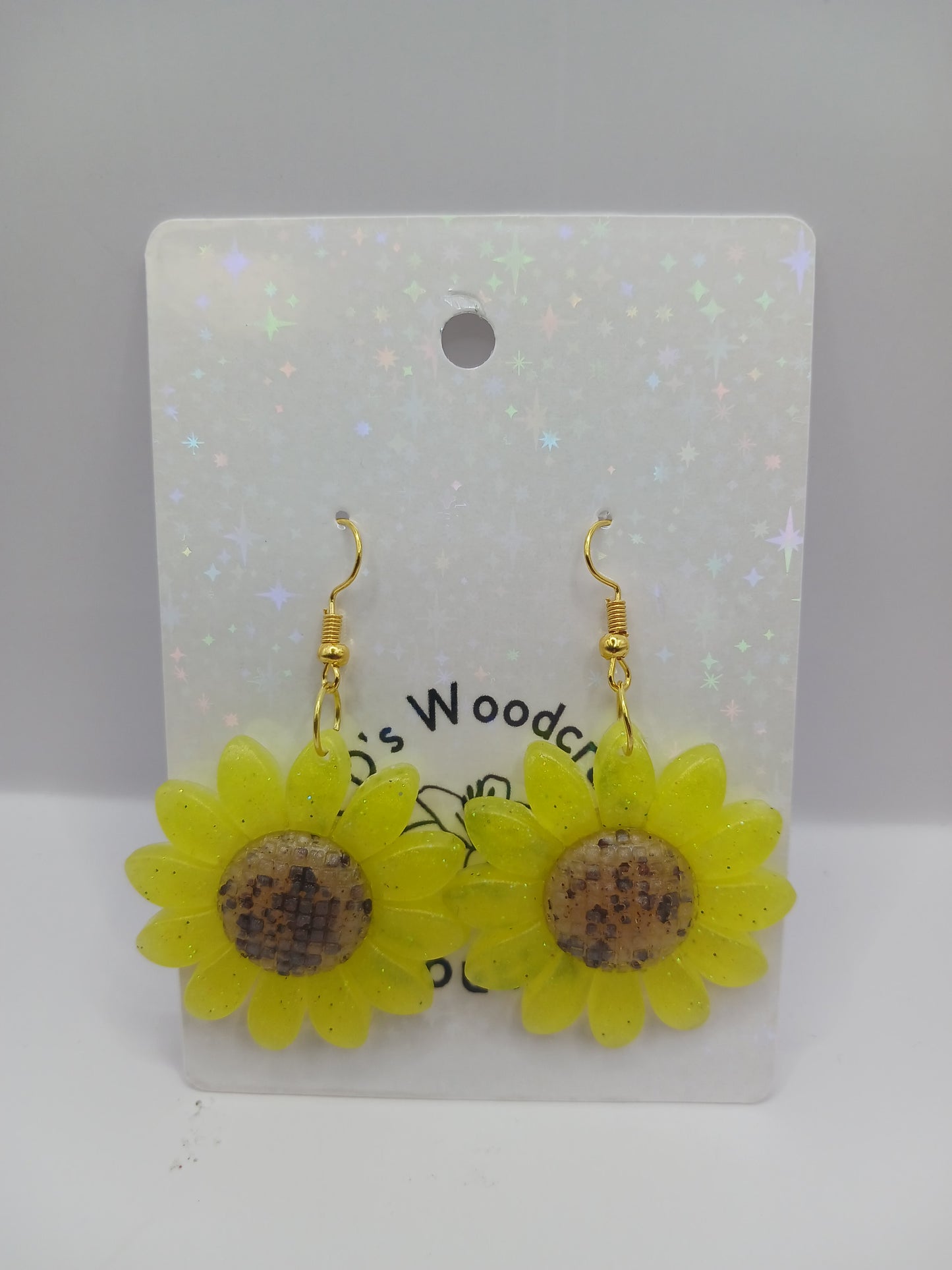 Sunflower Dangle Earrings