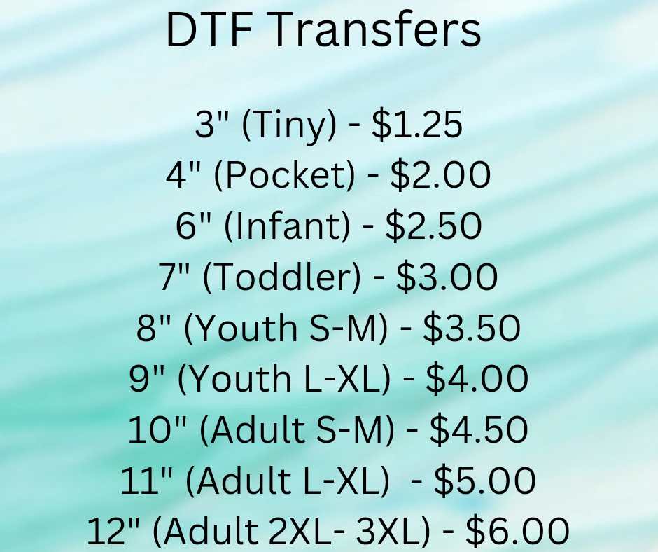 Teaching my favorite peeps easter DTF transfer