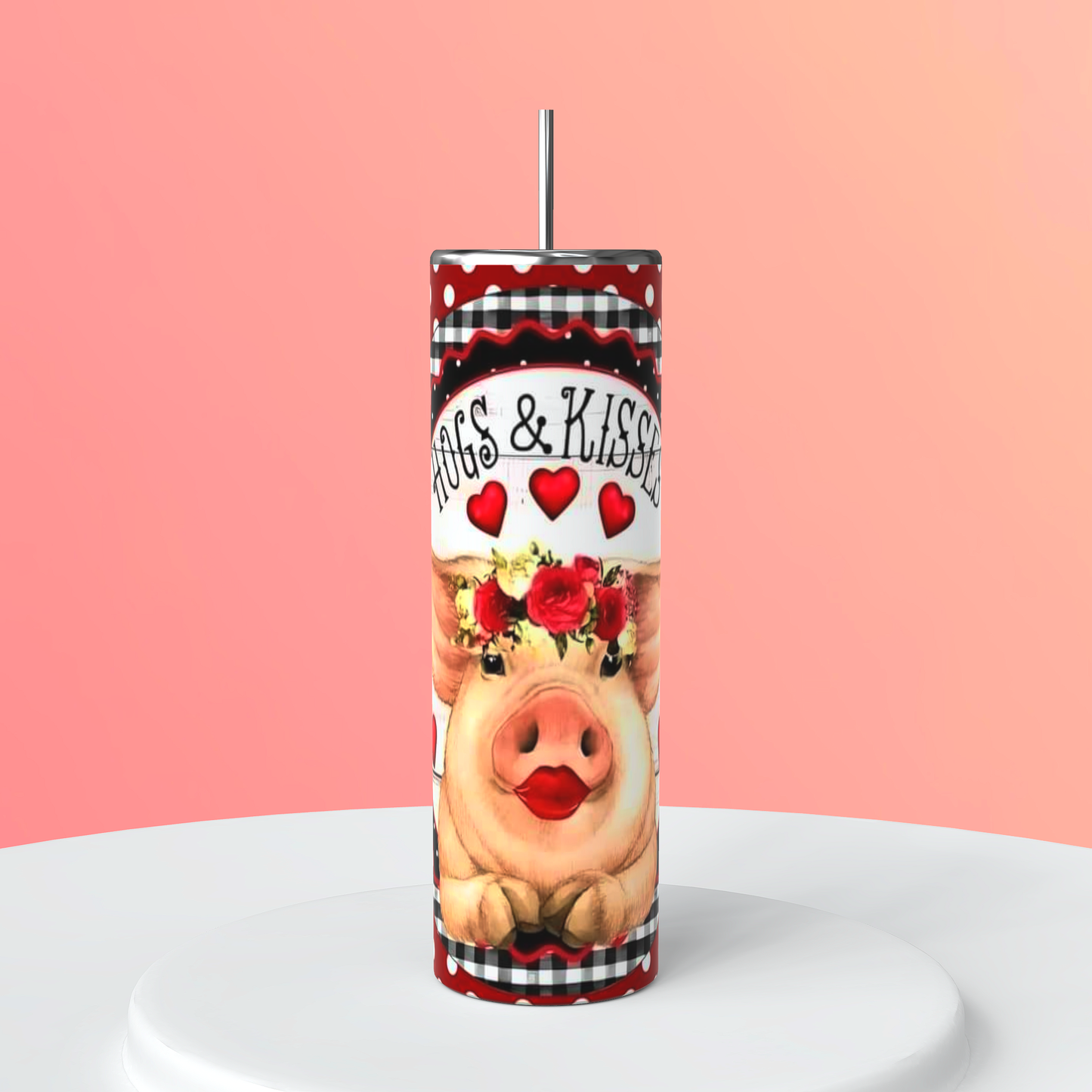 Hogs and kisses tumbler