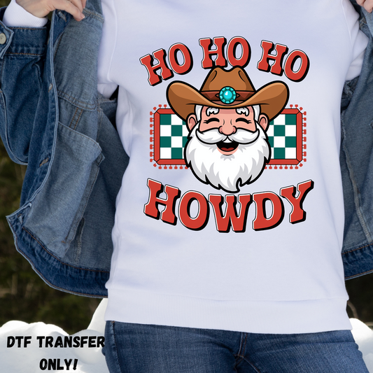 Ho ho ho howdy DTF transfer