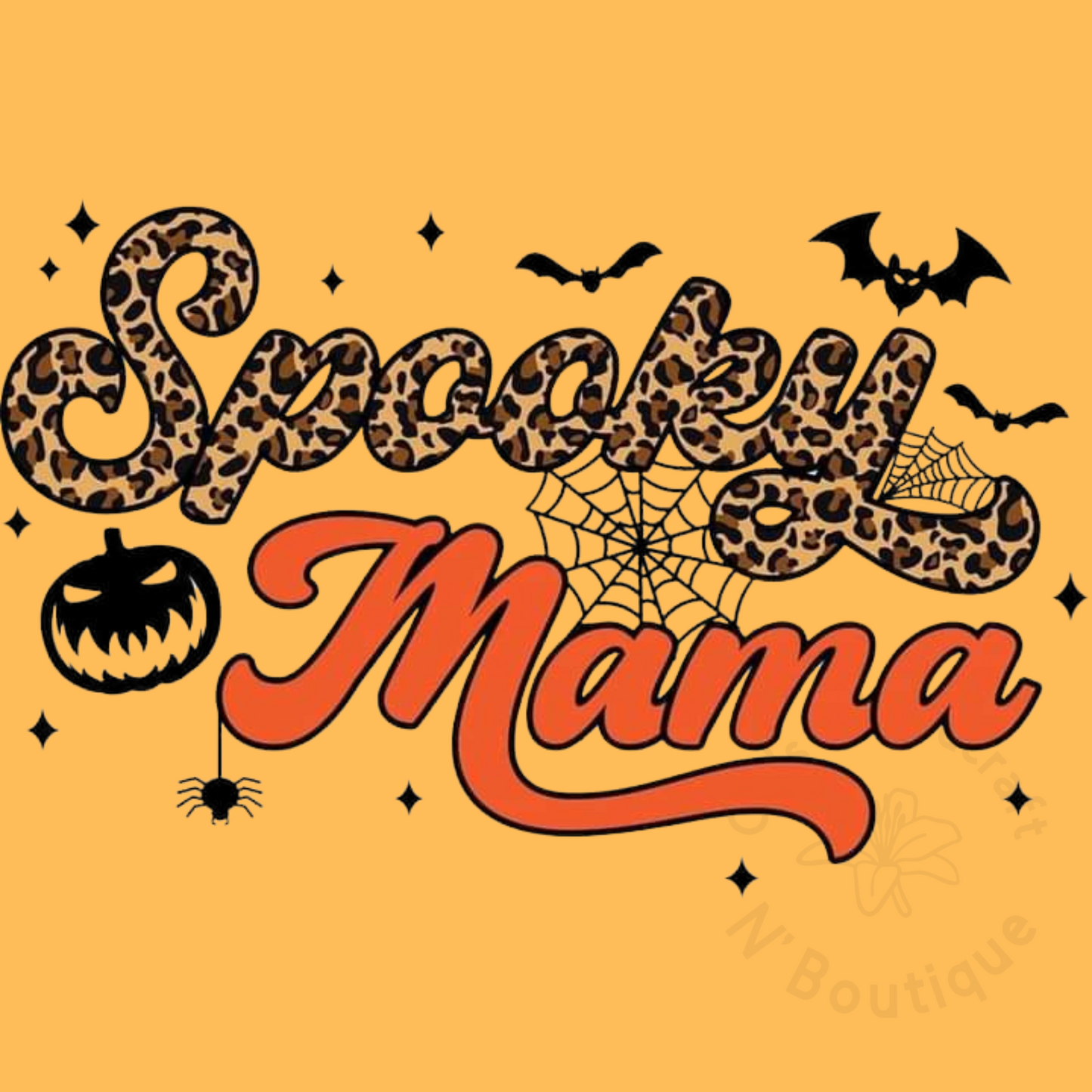 Spooky mama DTF transfer