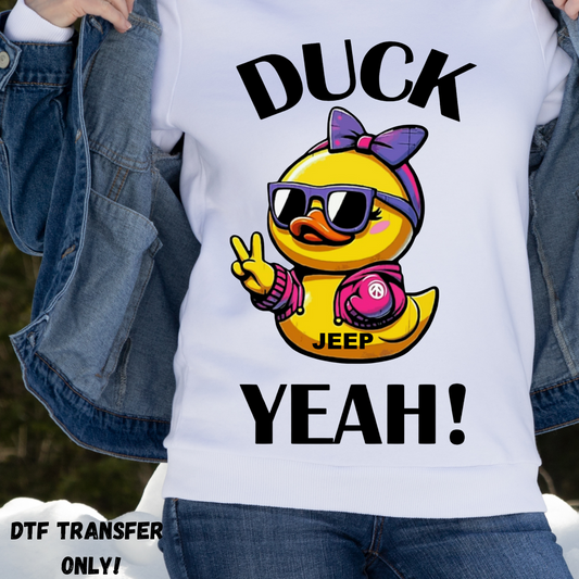 Duck yeah! DTF transfer