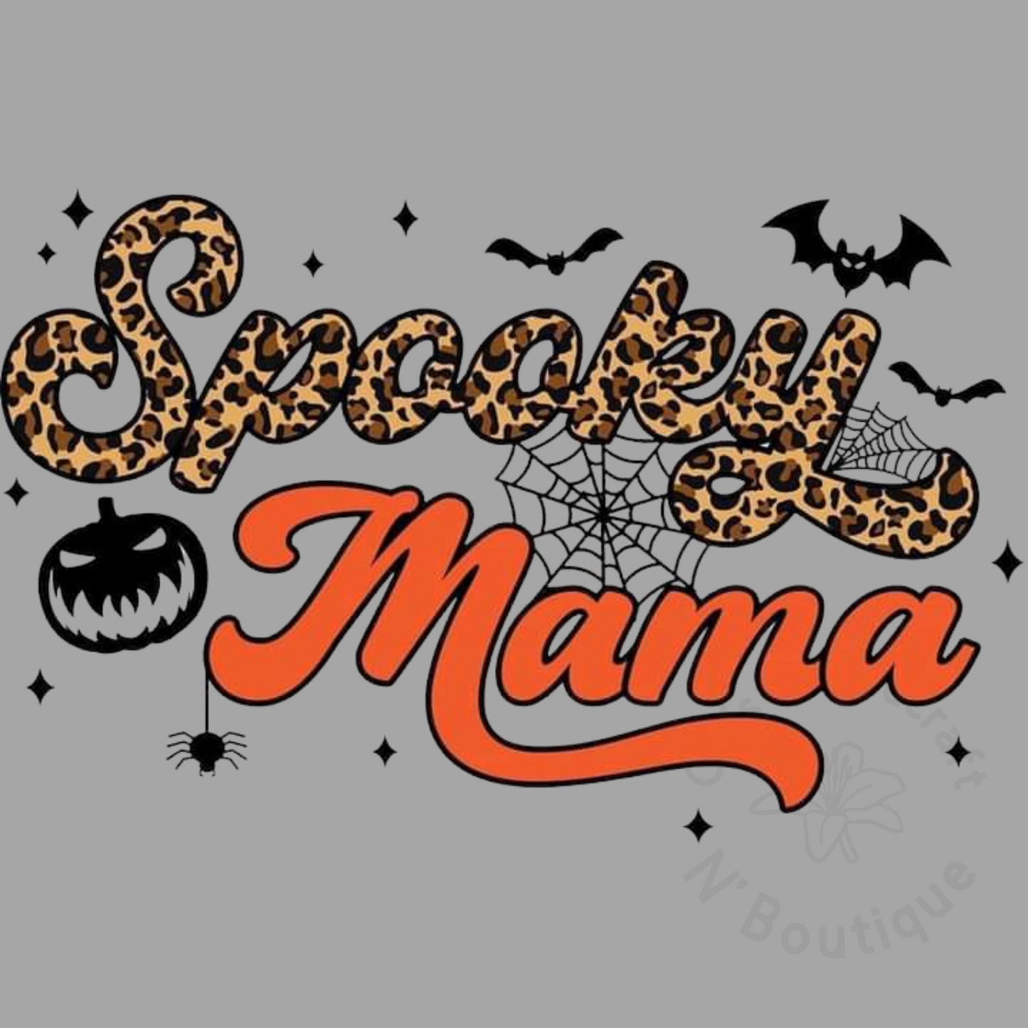 Spooky mama DTF transfer