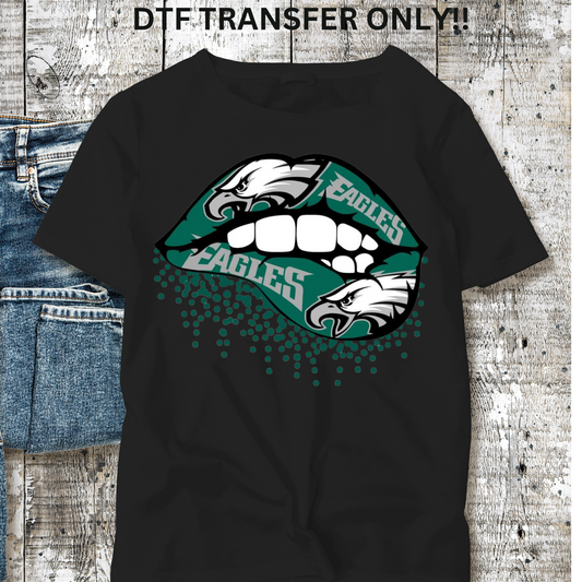 Bird team drippy lips DTF Transfer