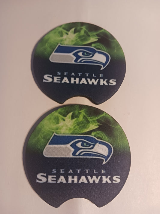 Seattle football car coasters