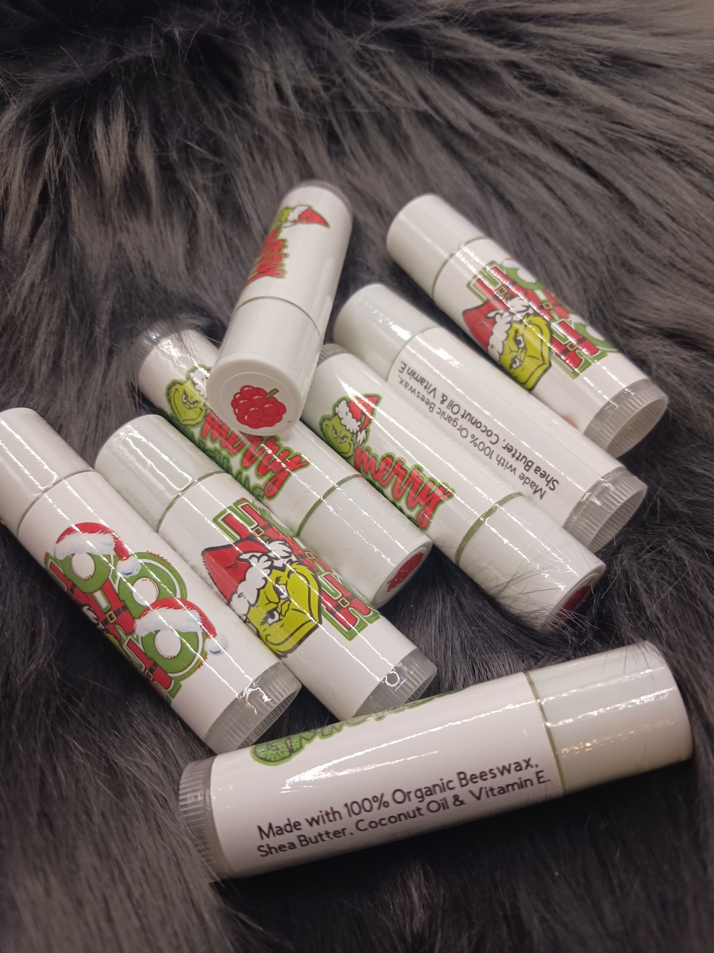 Green guy lip balms