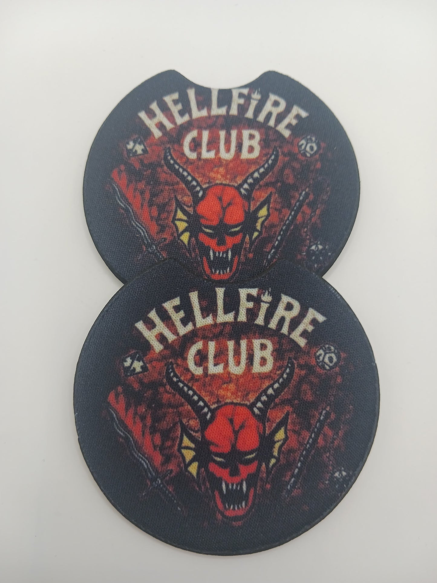 Hellfire club car coasters