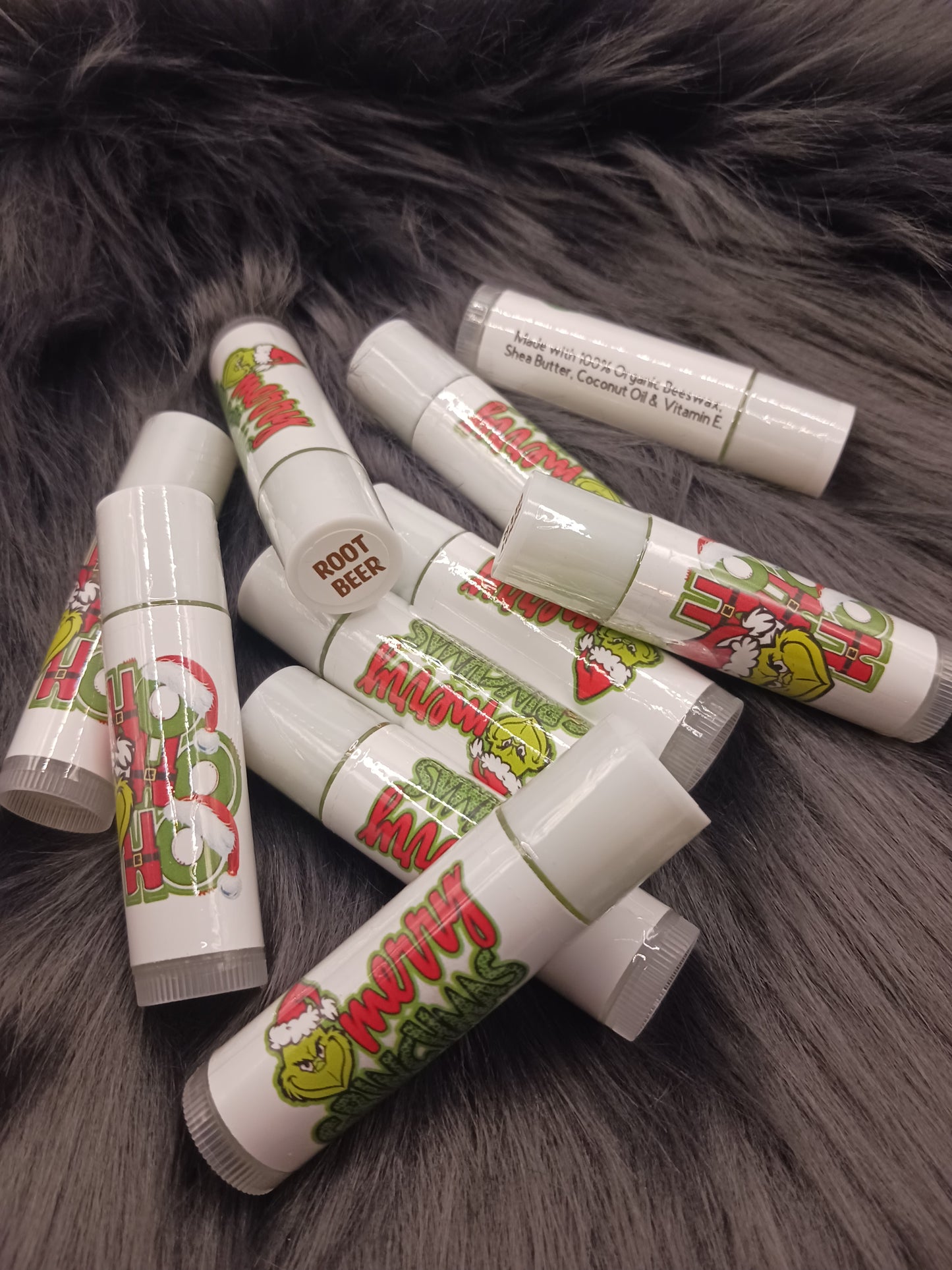 Green guy lip balms