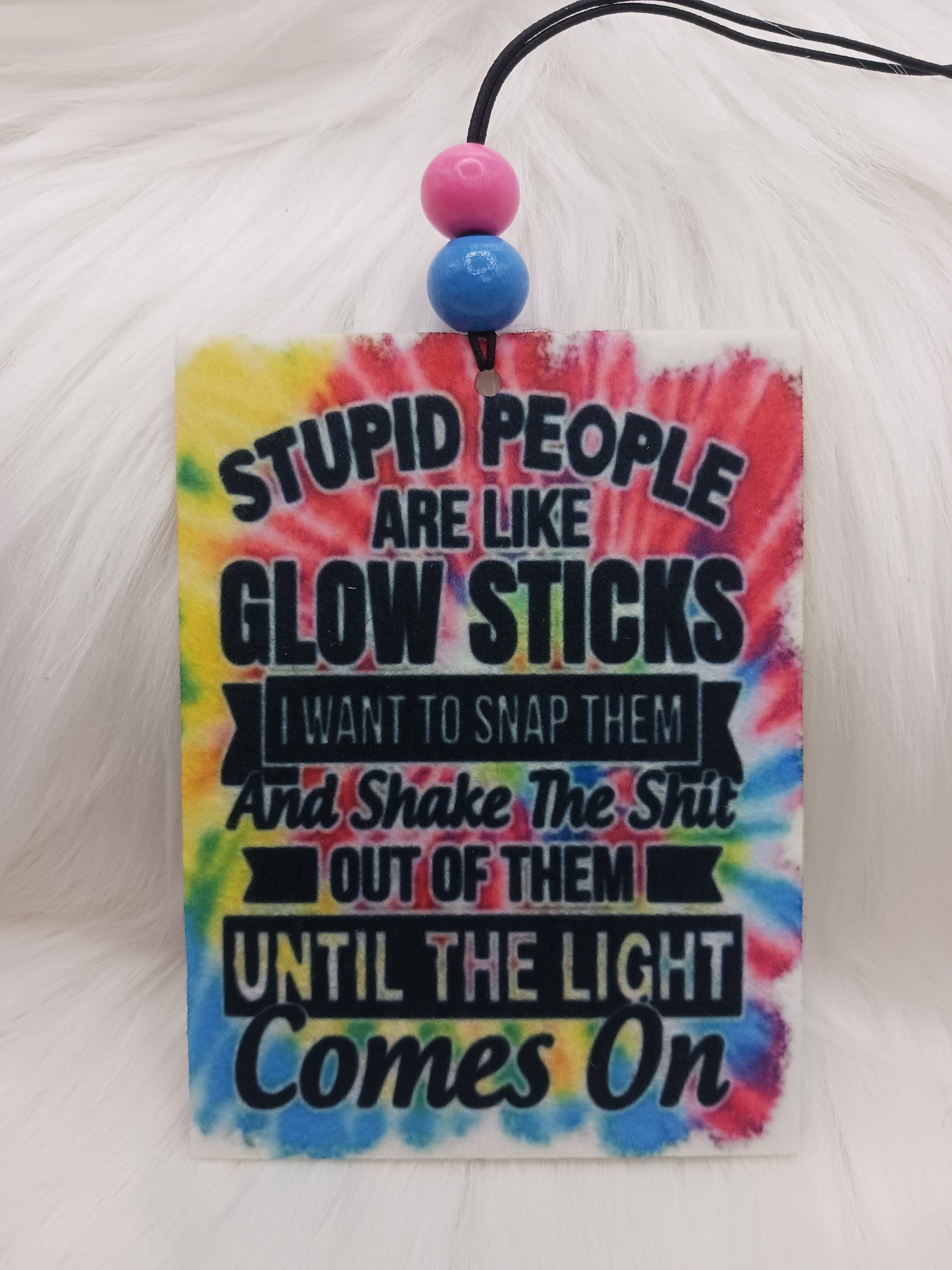 Glow sticks air freshener