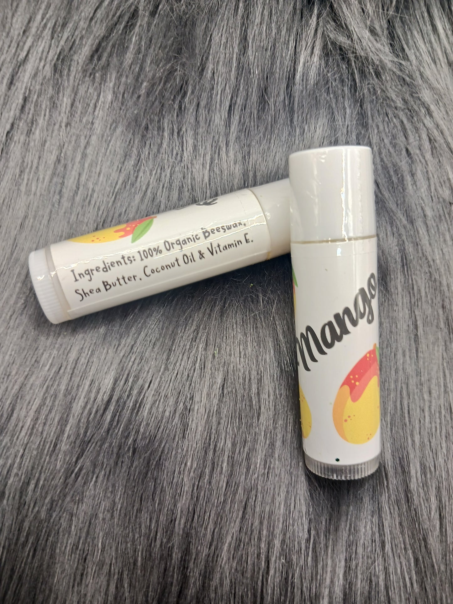 Mango flavored lip balm