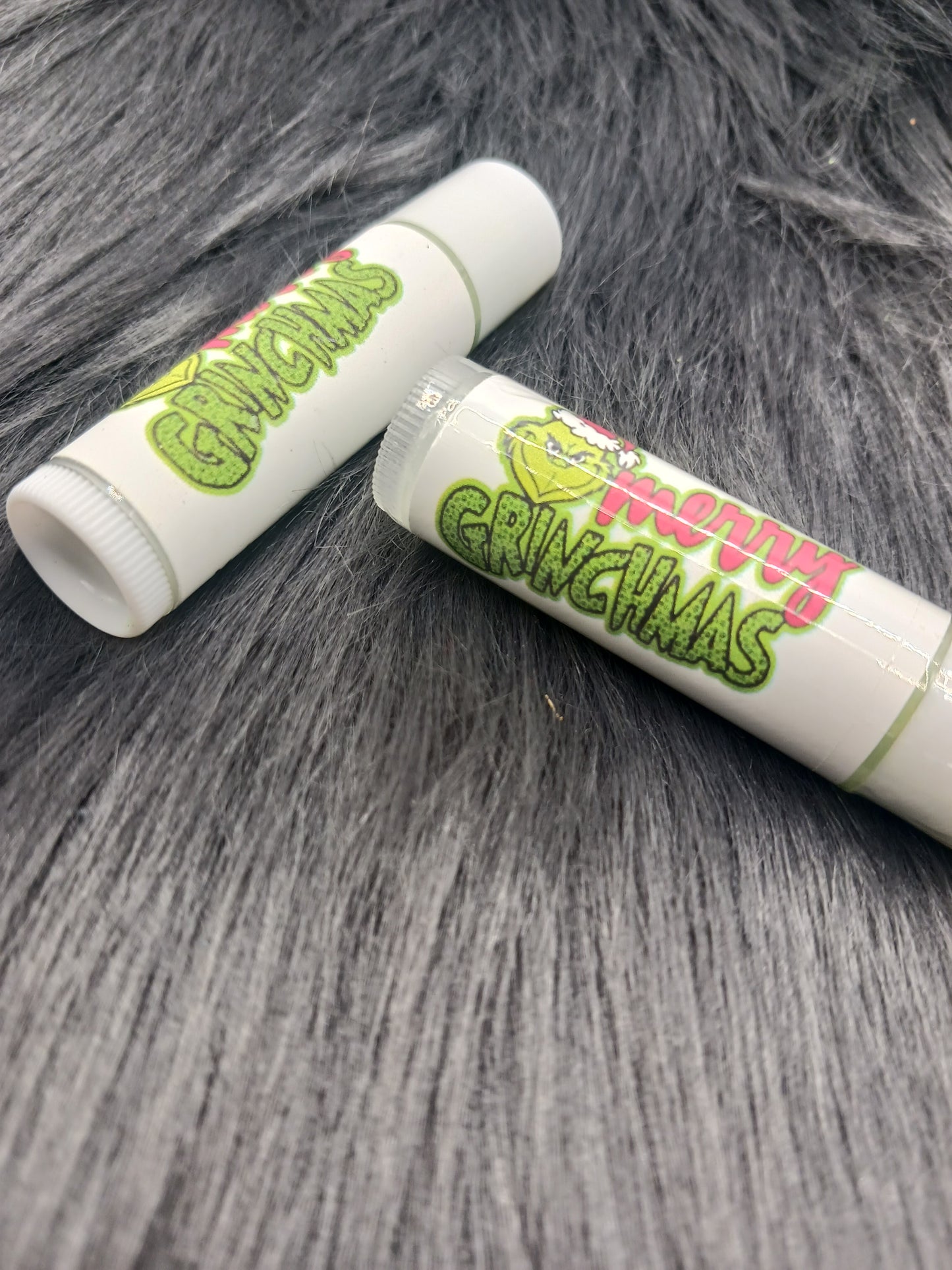 Merry grinchmas white label unflavored lip balm