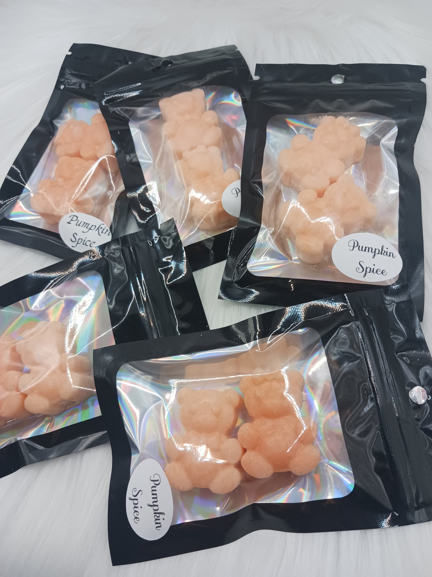 Pumpkin spice bear shaped wax melts