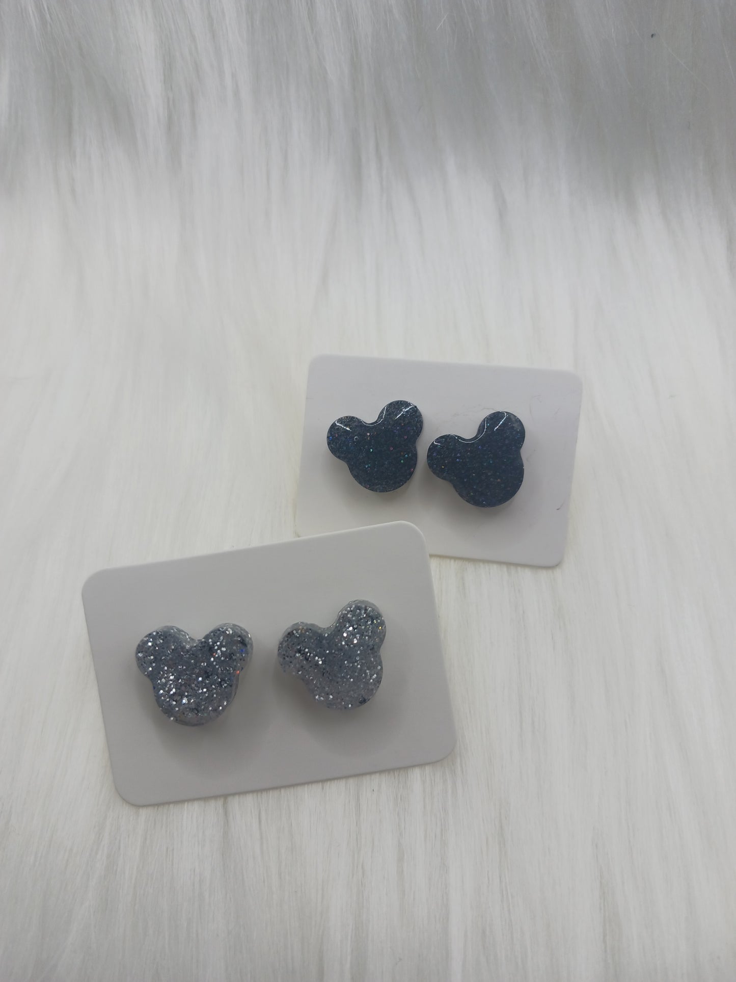 Mouse shape stud earrings