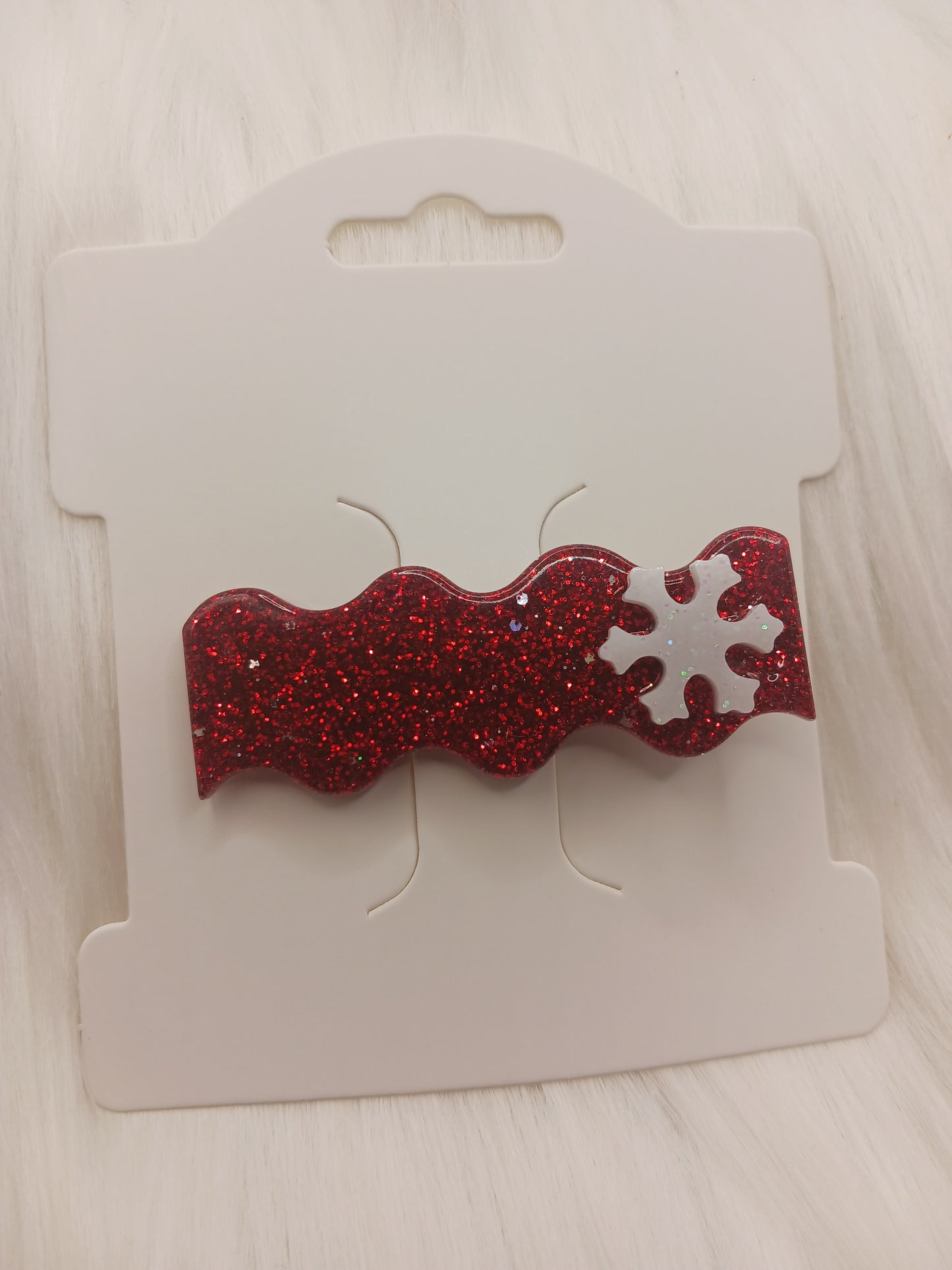 Single handmade hair clips