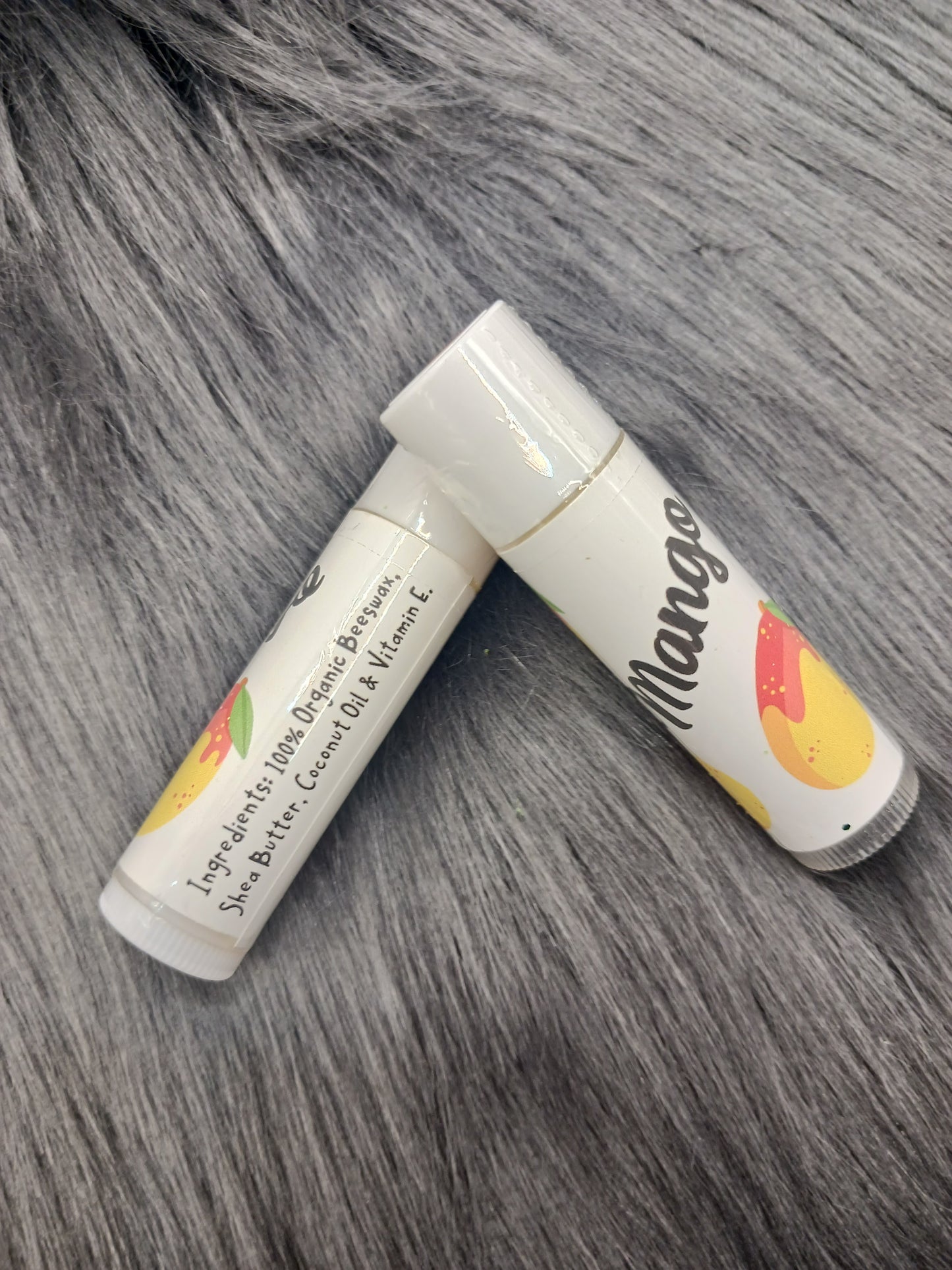 Mango flavored lip balm