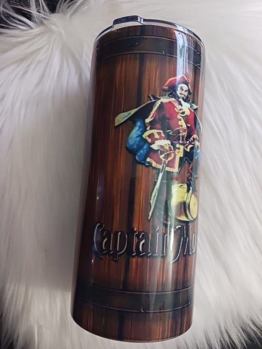 Captain and Cola 22 oz stainless steel fatty tumbler