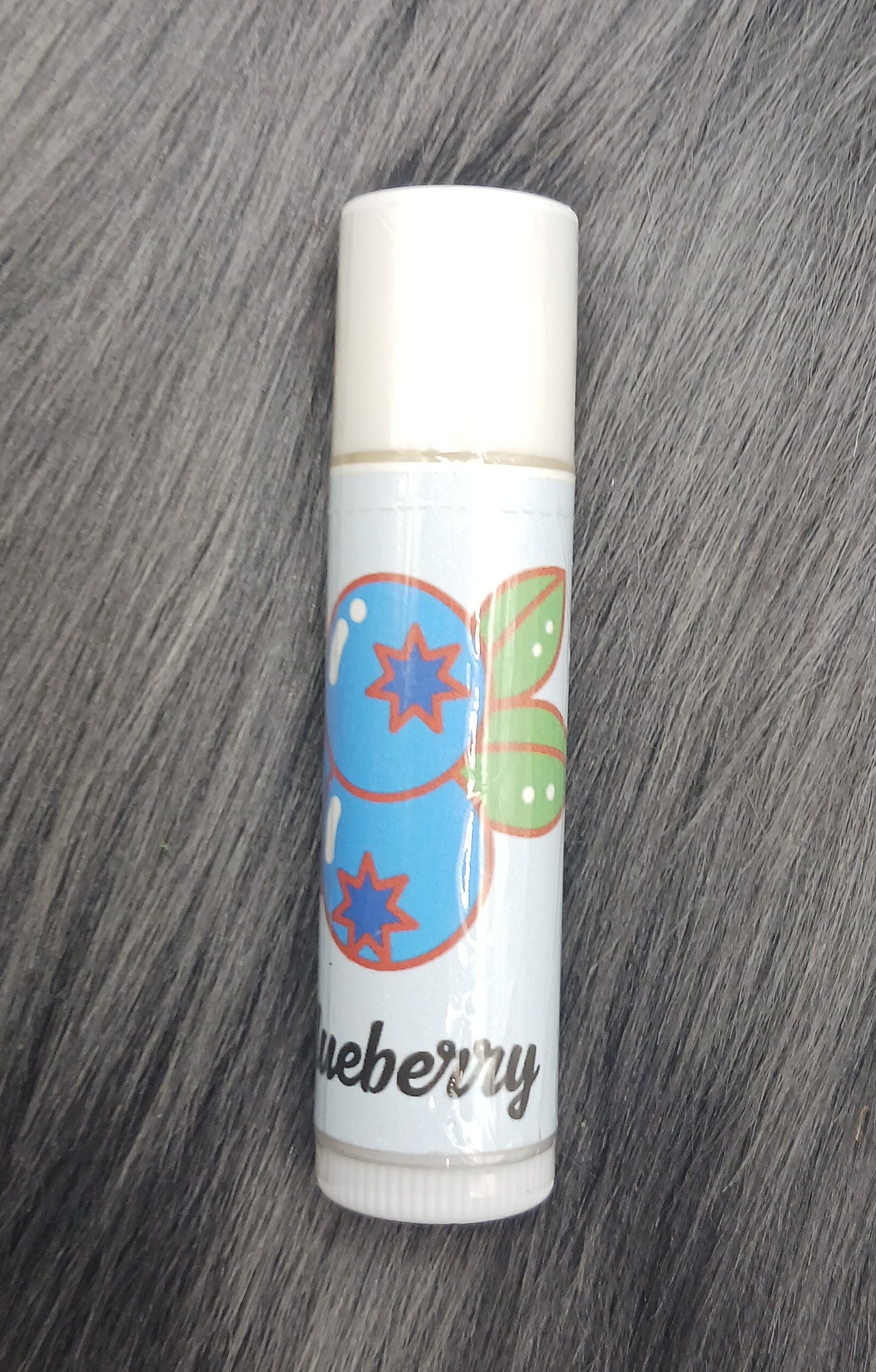 Blueberry flavored lip balm