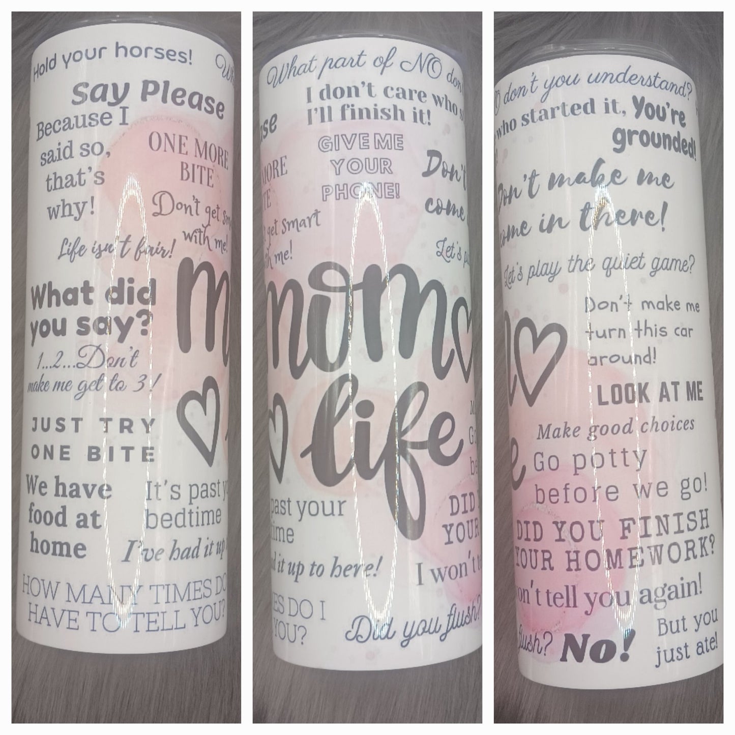 Mom life tumbler