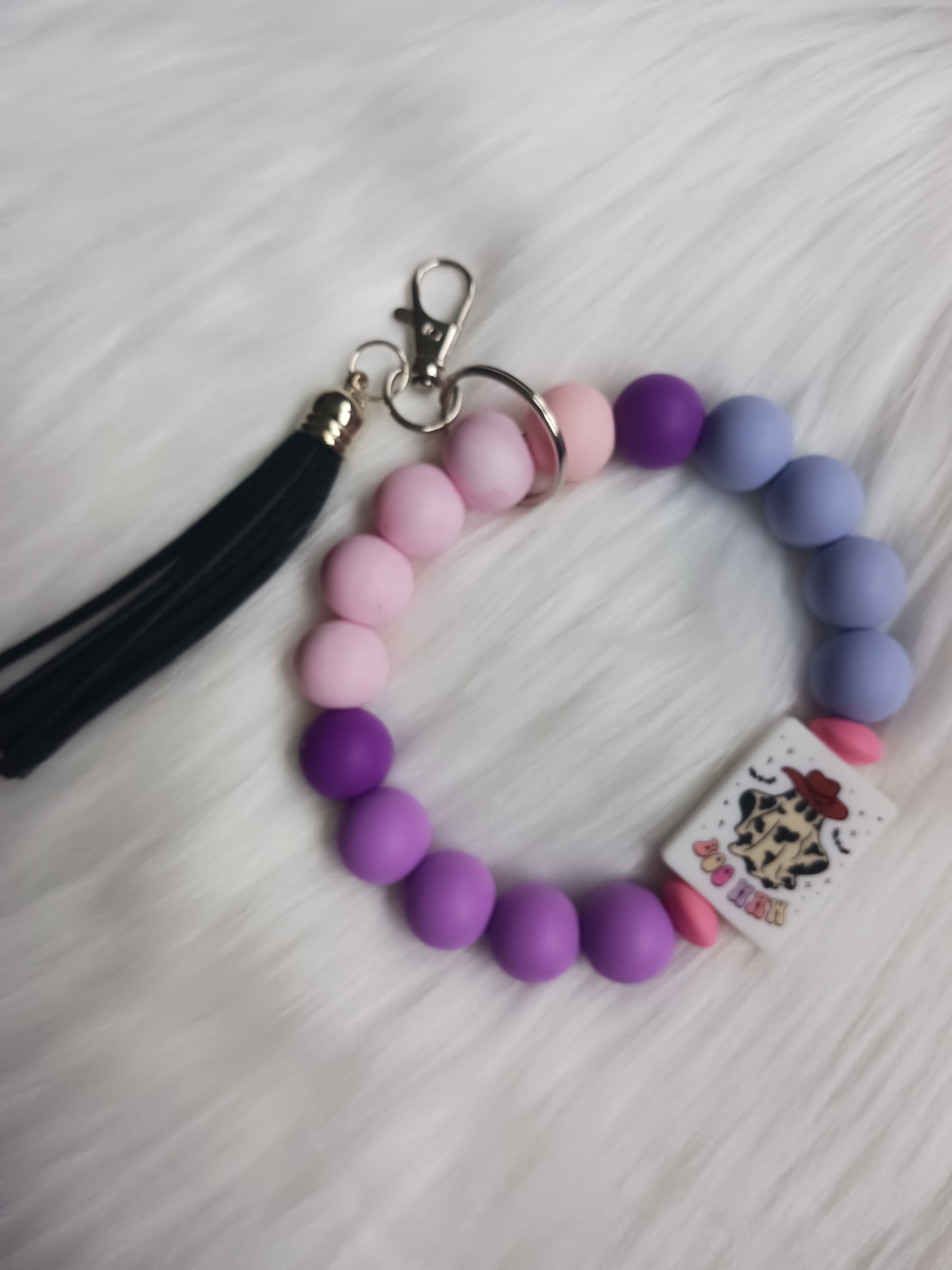 Boohaw silicone beaded Wristlet