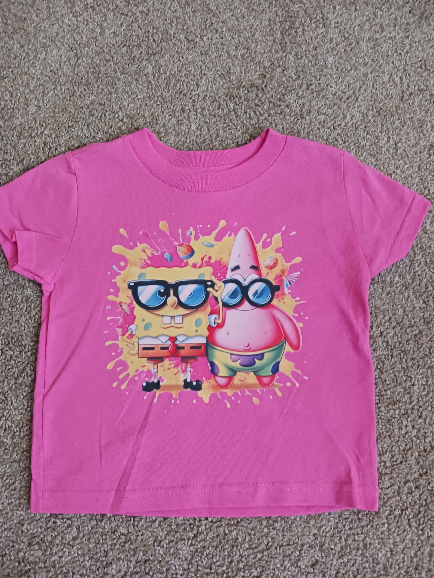 Sponge and star kids Tshirt