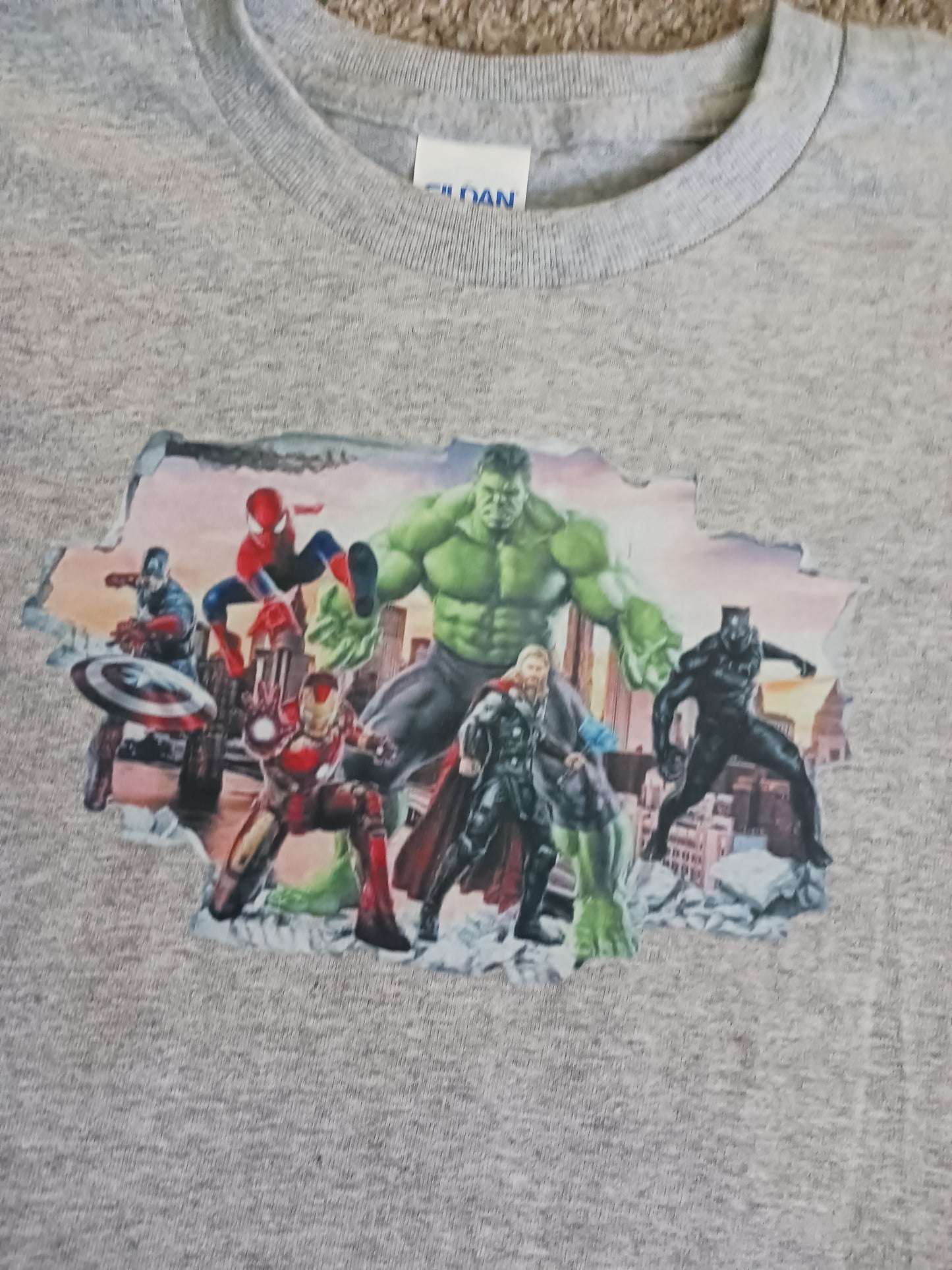 Superhero team tshirt