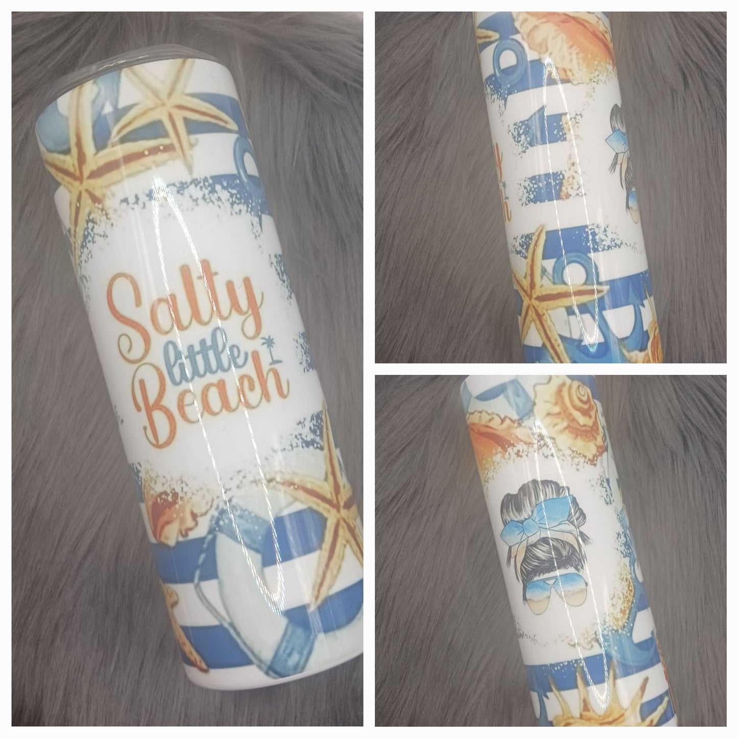 Salty little beach tumbler