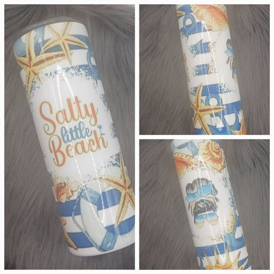 Salty little beach tumbler