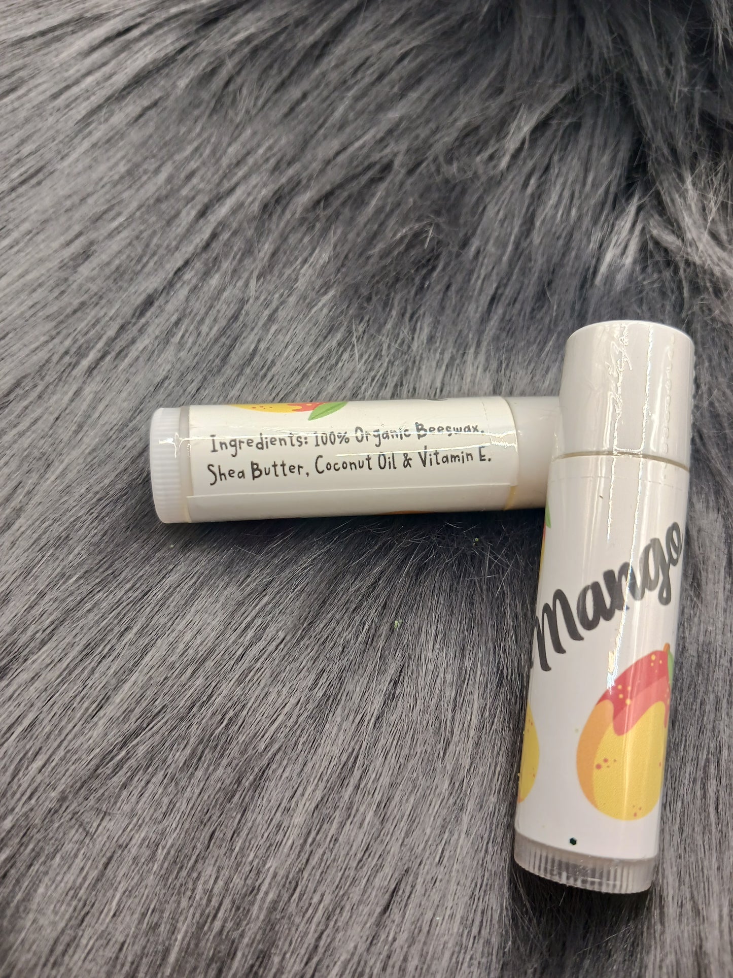 Mango flavored lip balm