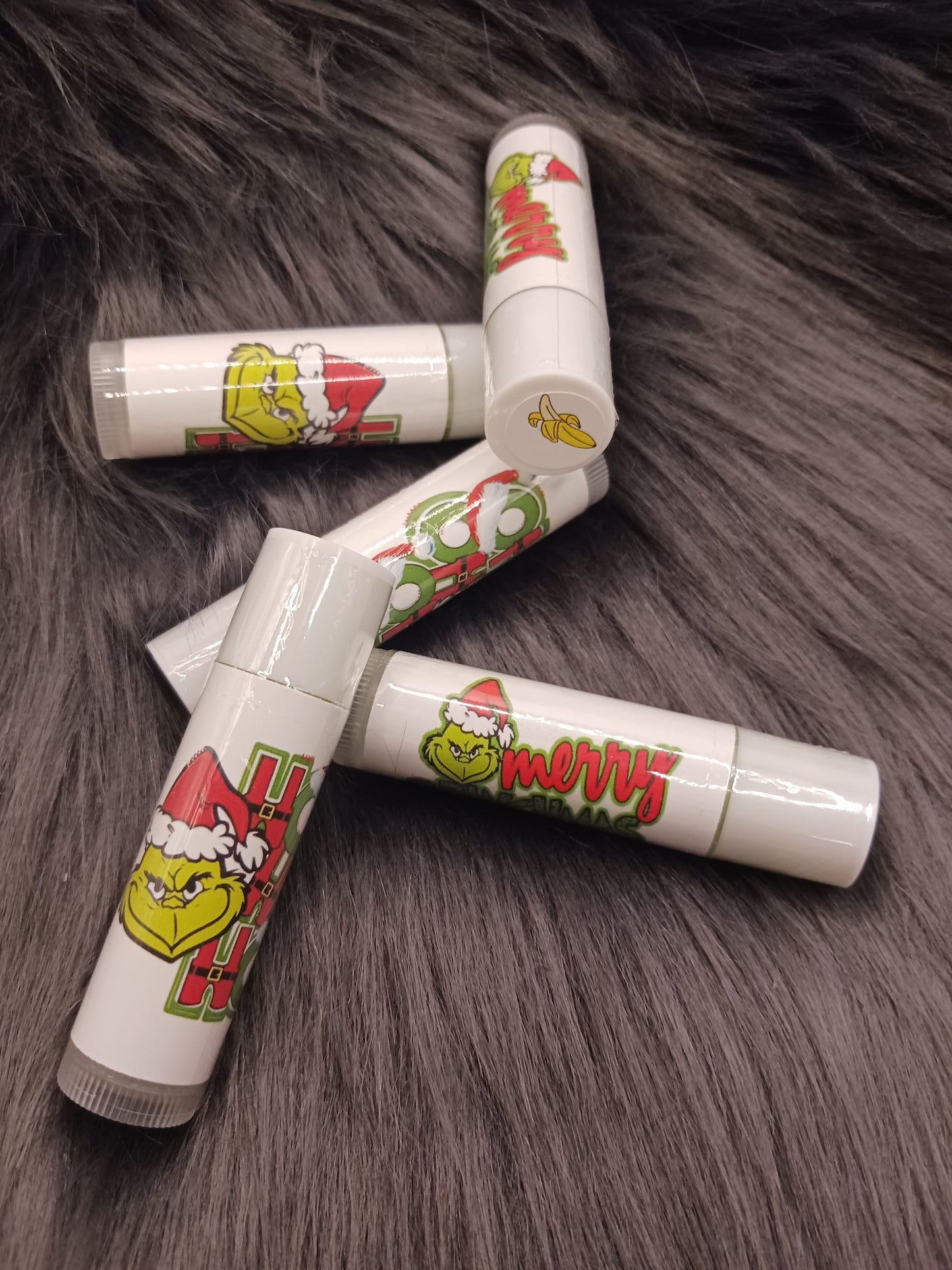 Green guy lip balms