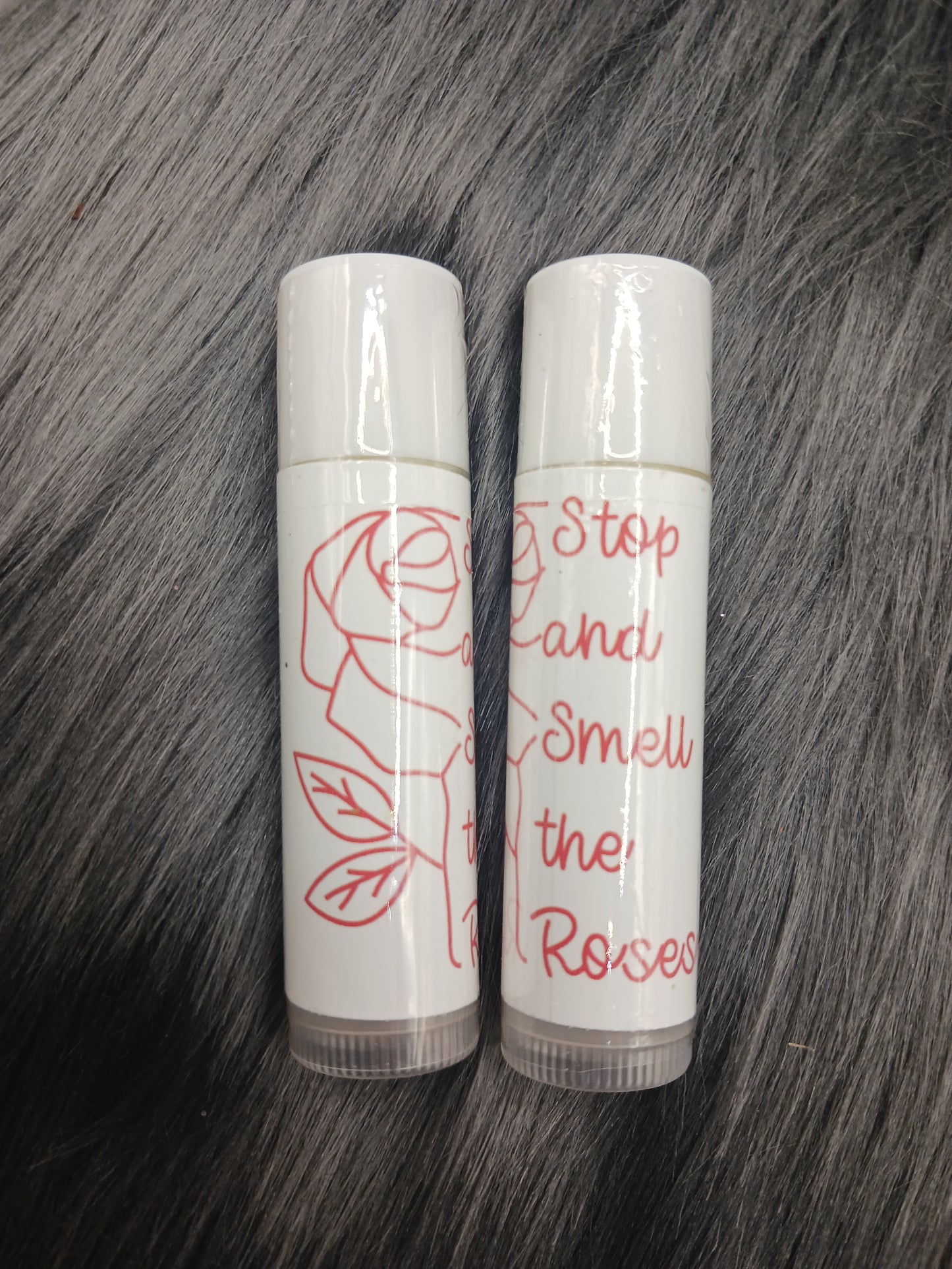 Stop and smell the roses lip balm