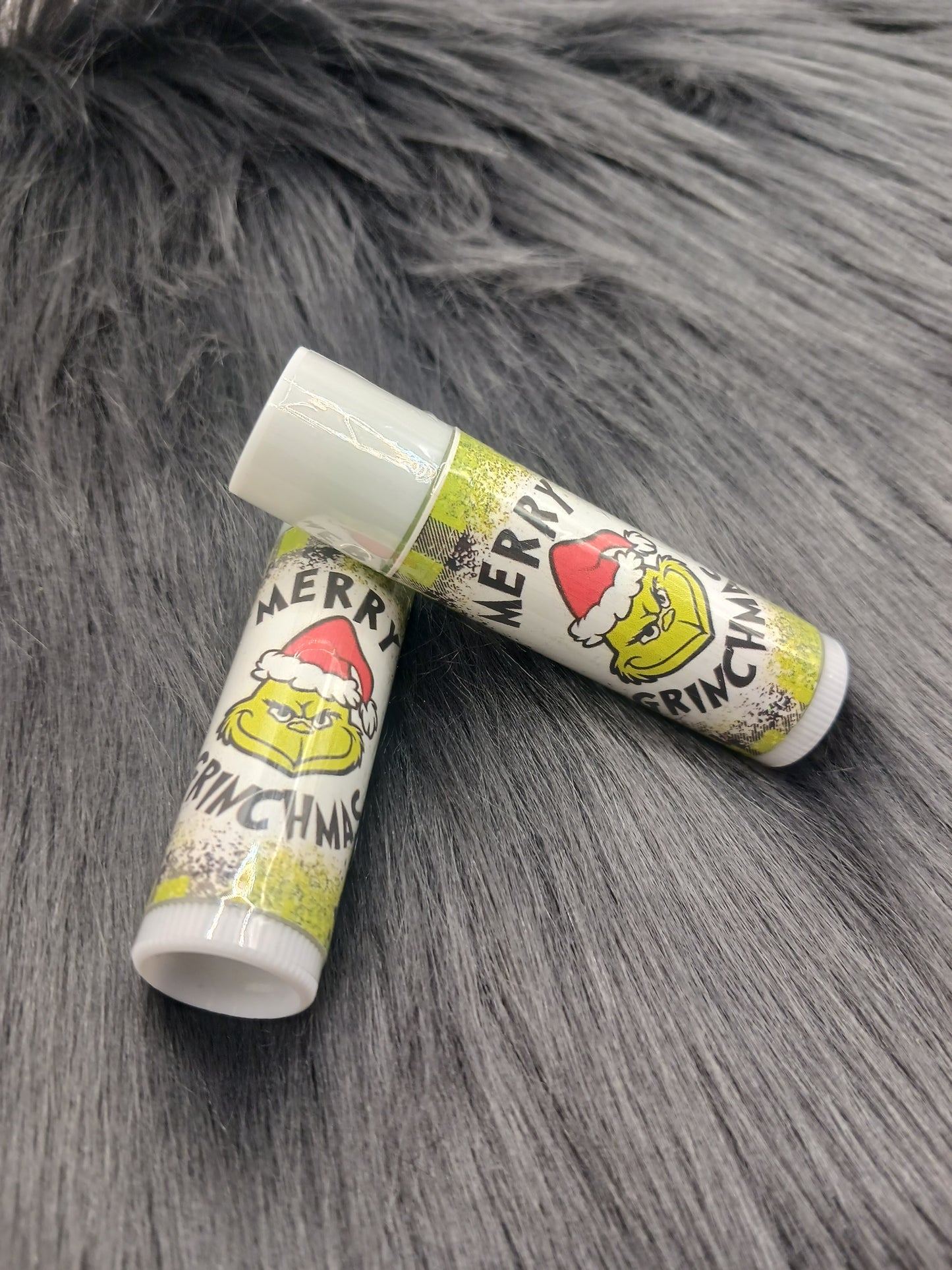 *Merry Grinchmas* unflavored lip balm