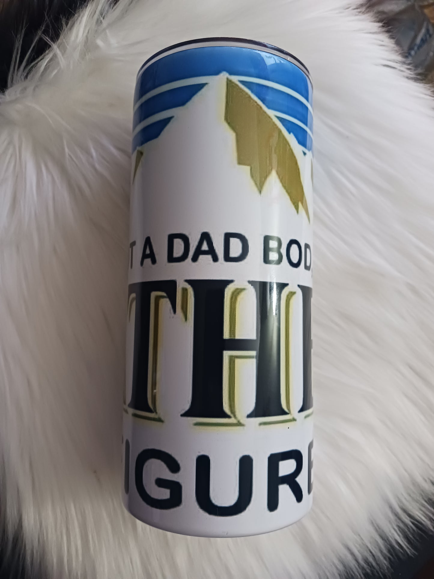 "It's not a dad bod, it's a father figure" 22 oz stainless steel Fatty tumbler