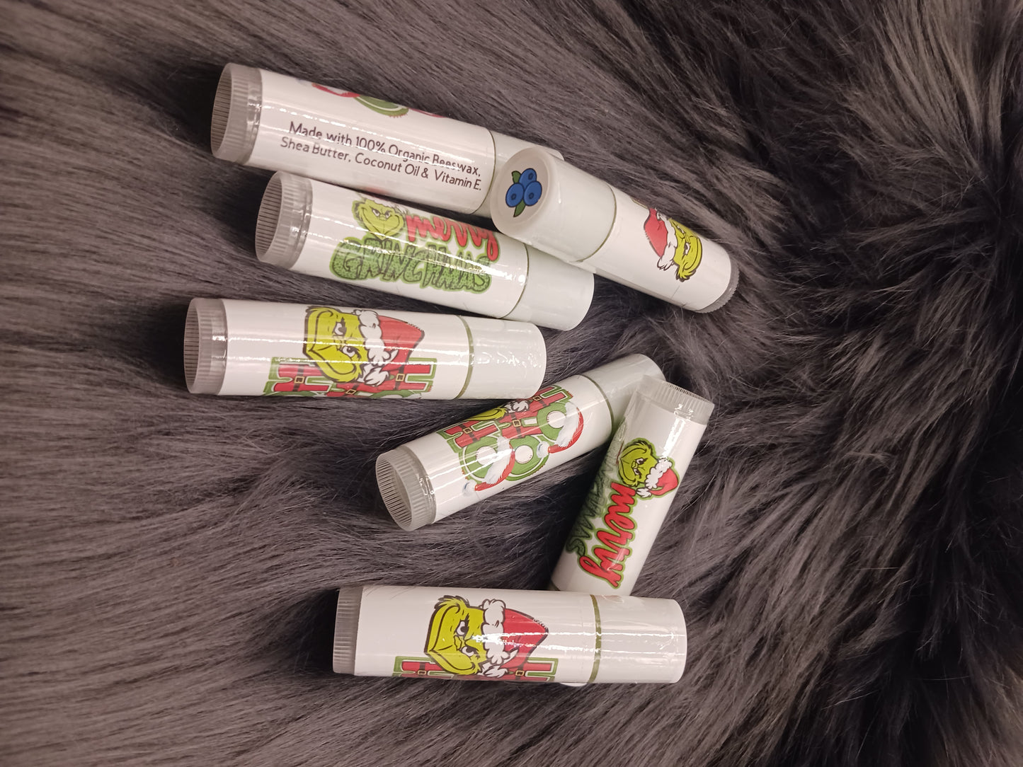 Green guy lip balms