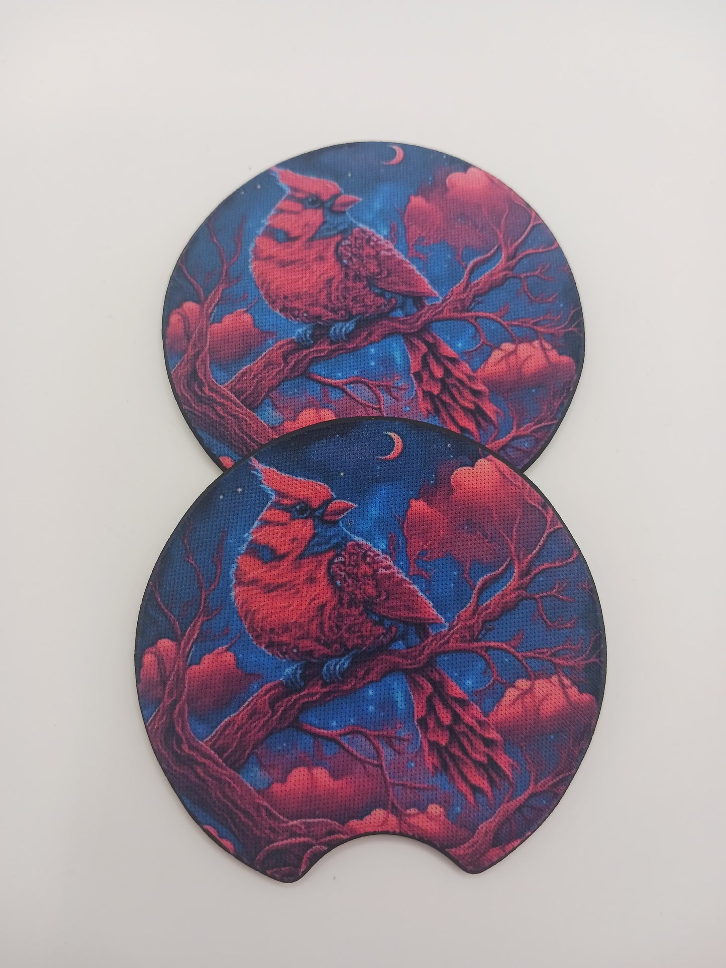 Cardinal car coasters