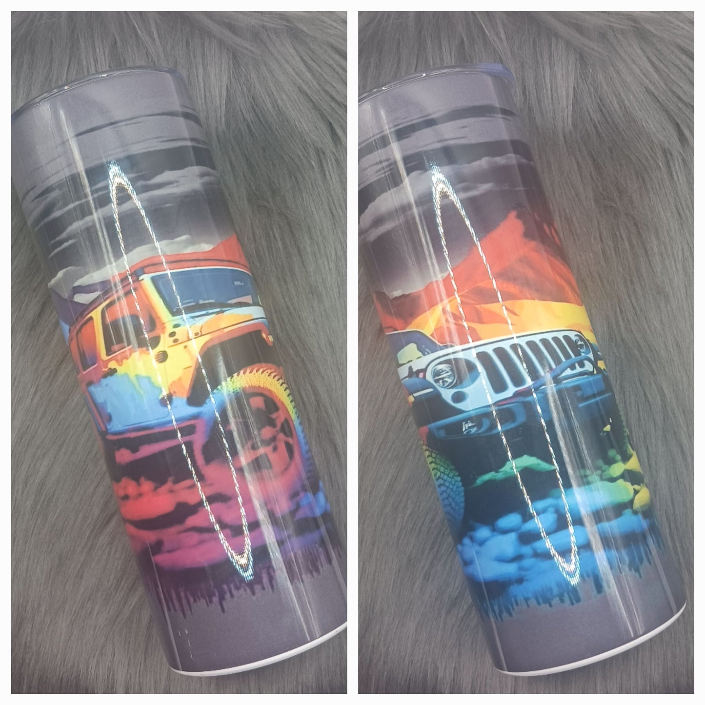 J.e.e.p colorful tumbler