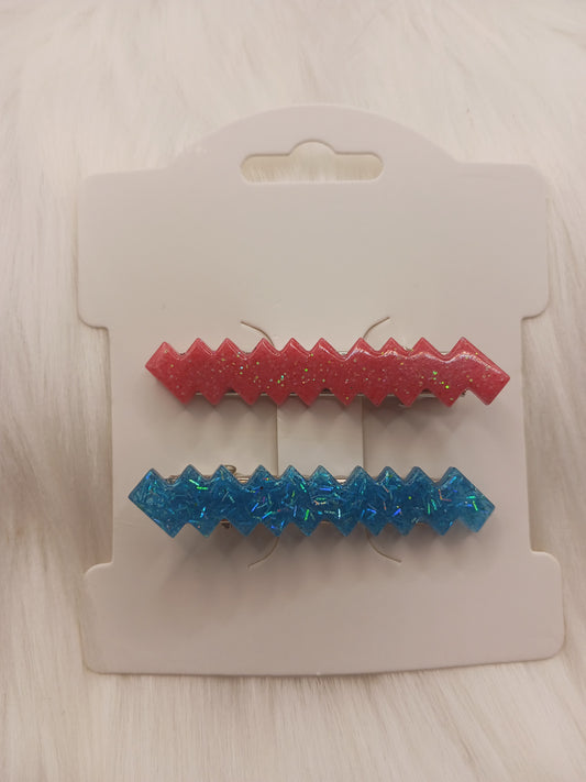 Handmade hair clip sets