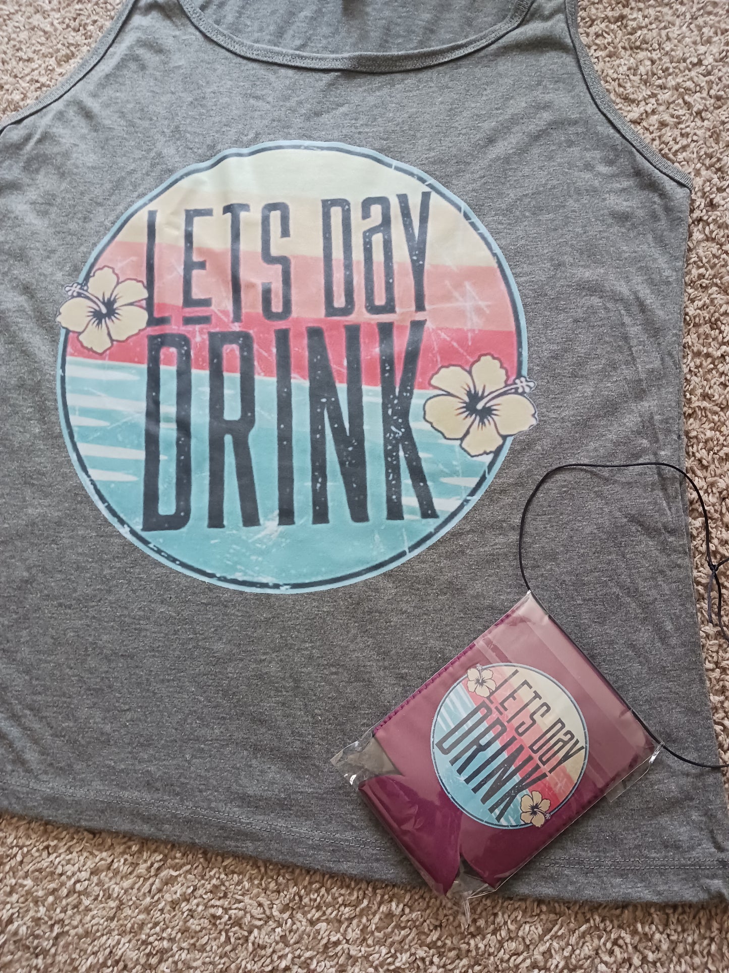 Let's day drink tank top