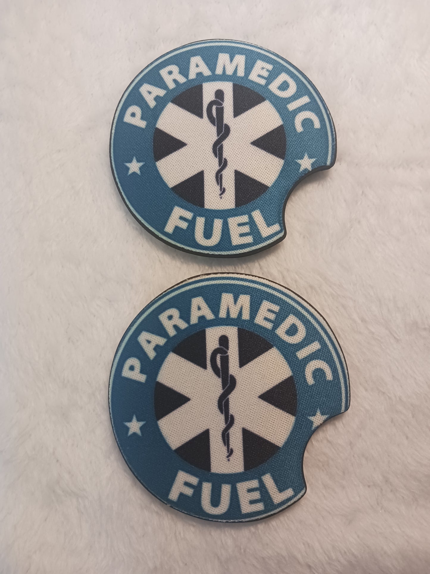 Paramedic fuel car coasters