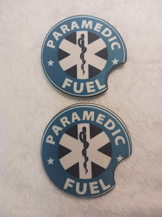 Paramedic fuel car coasters