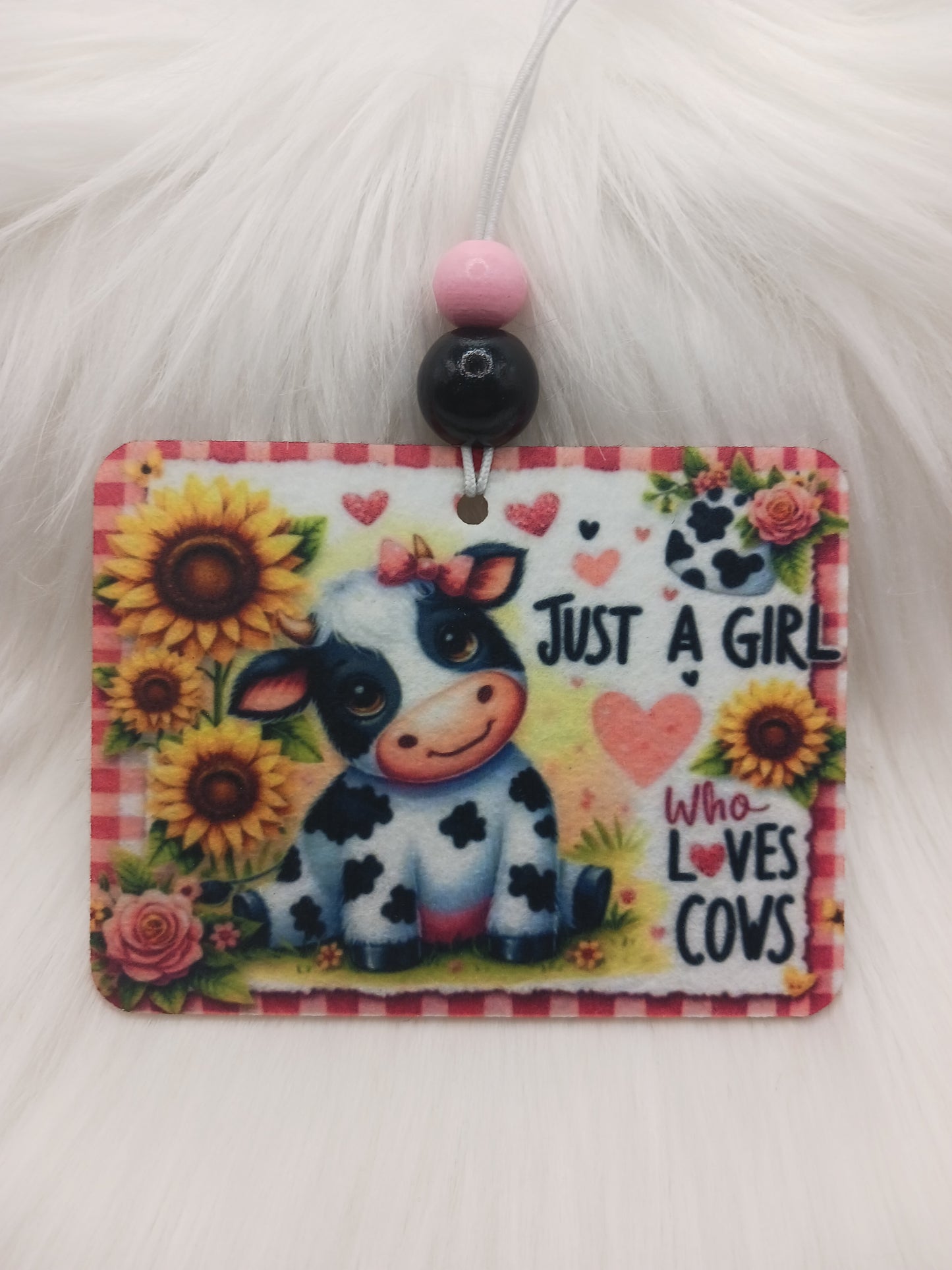 Just a girl who loves cows air freshener