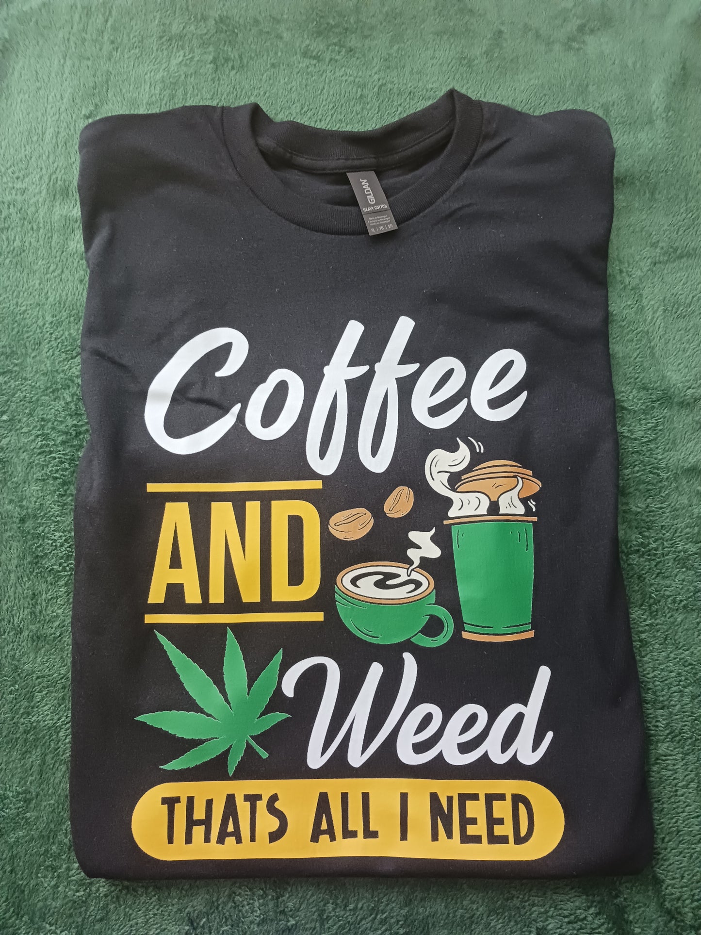 Coffee and weed tshirt