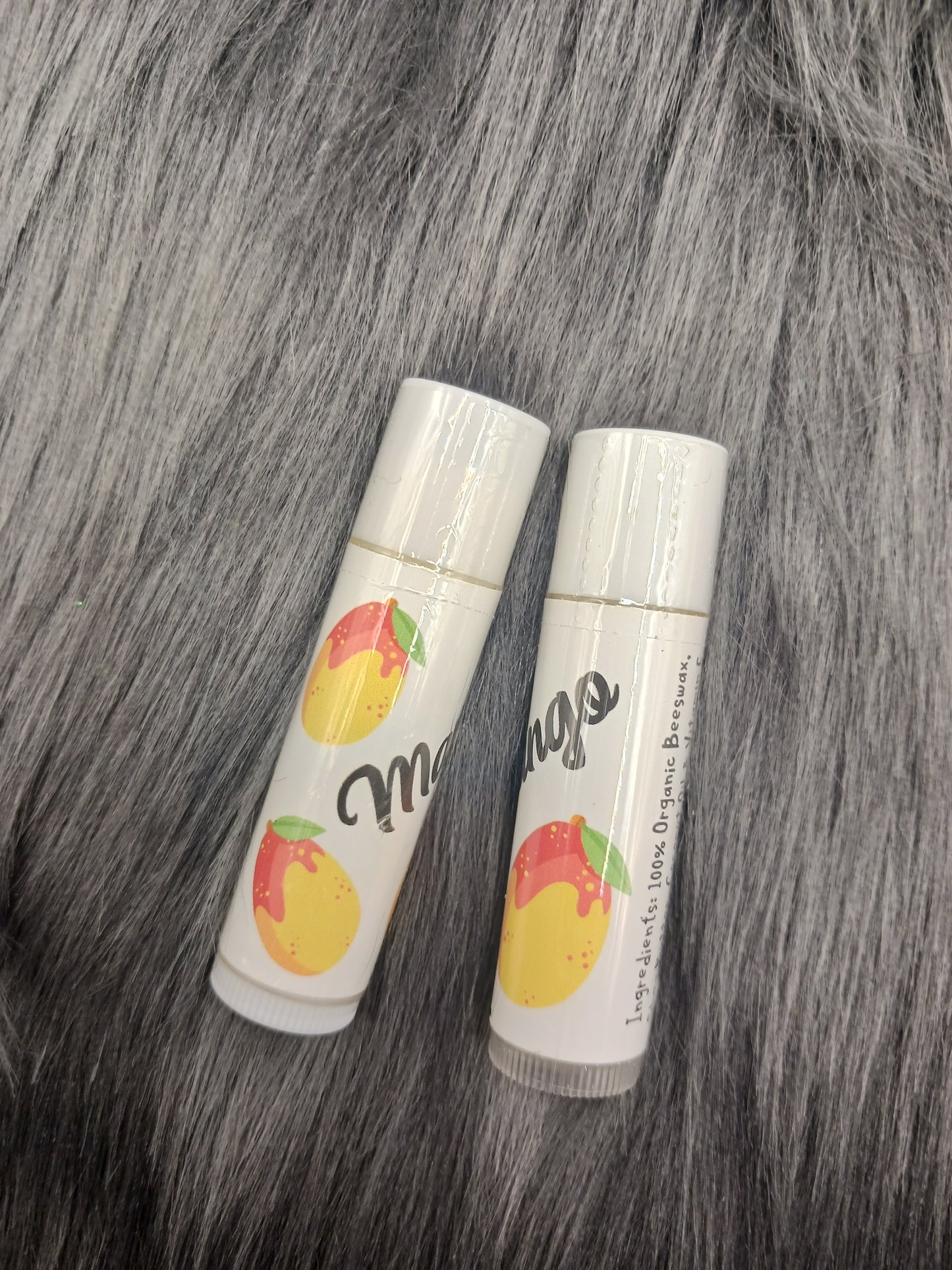 Mango flavored lip balm