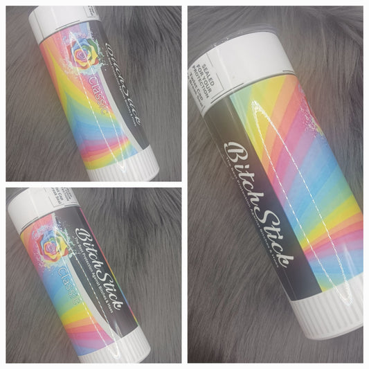 Rainbow b*tch stick tumbler