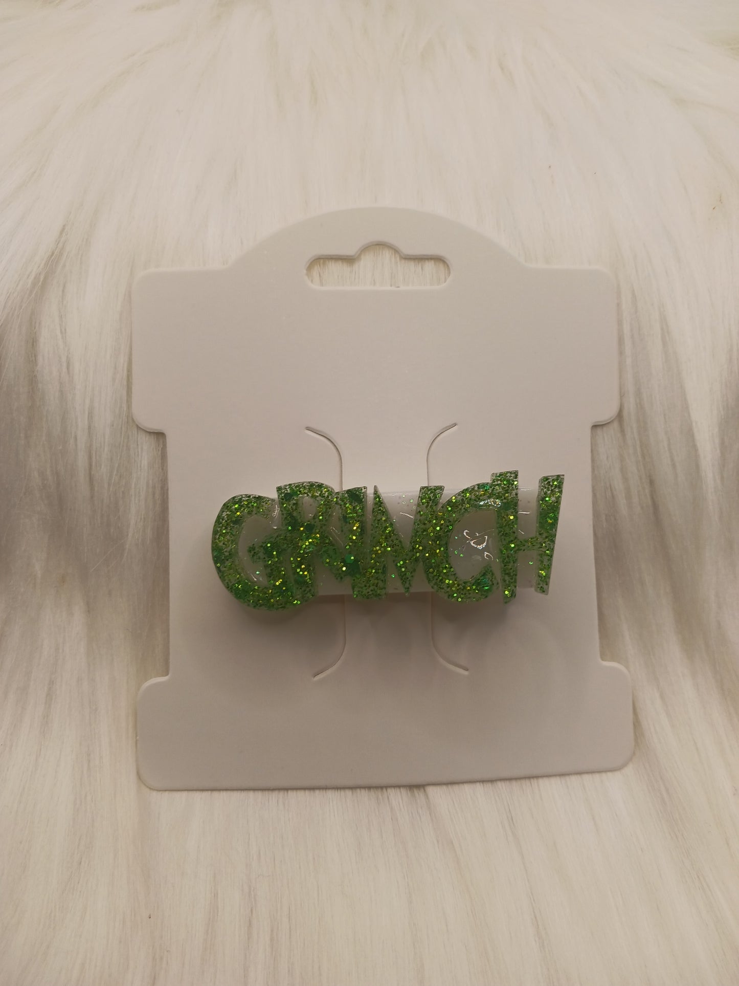 Grinchmas hair clips