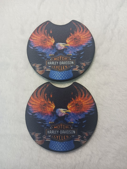 HD eagle car coasters