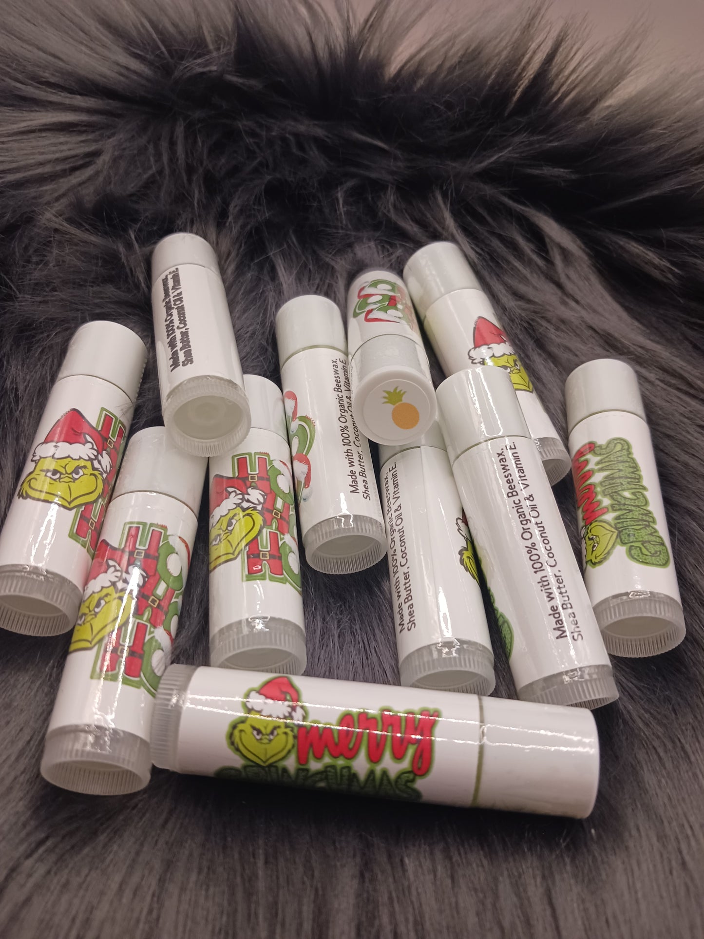 Green guy lip balms