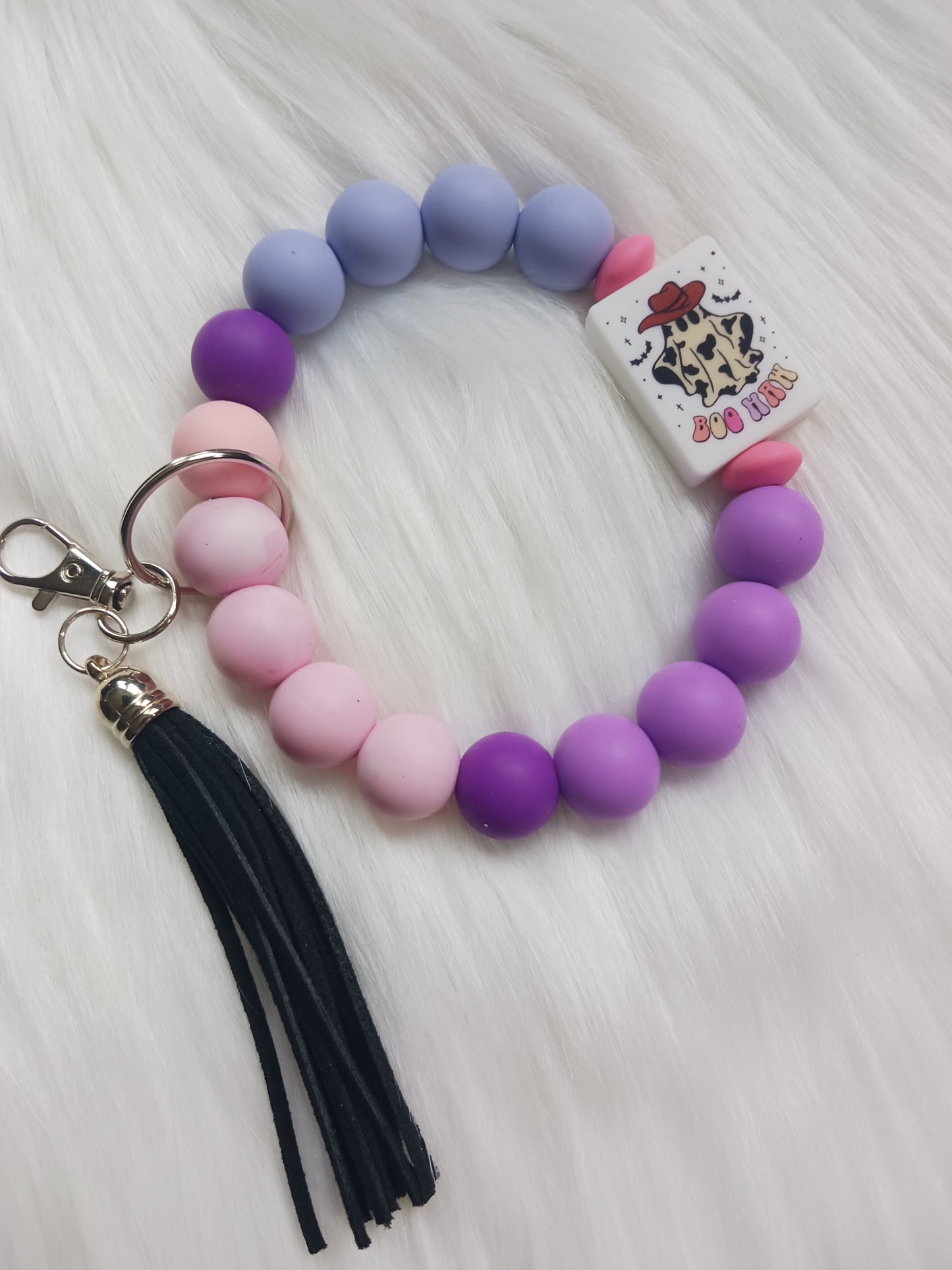 Boohaw silicone beaded Wristlet